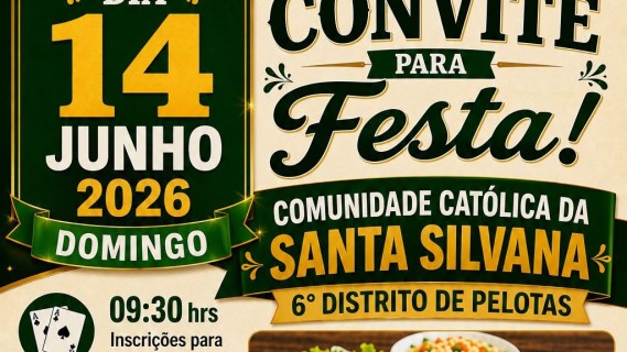 festa da comunidade catolica da santa silvana interior de pelotas